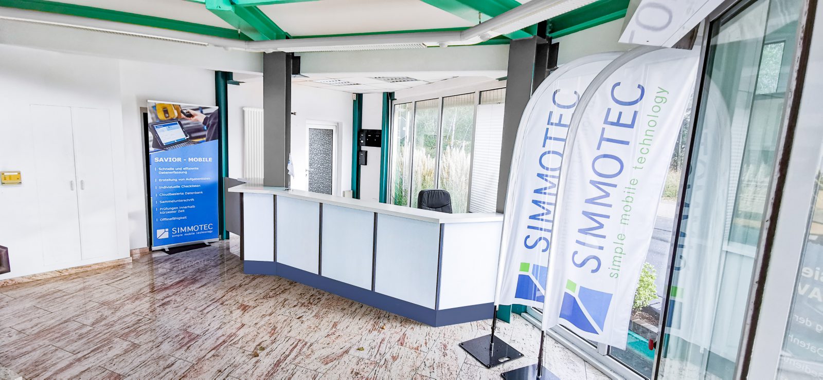 Simmotec GmbH Eingangsbereich